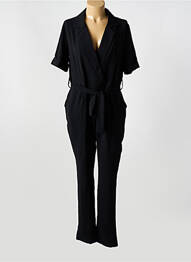 Combi-pantalon manches courtes manches courtes noir KILKY femme