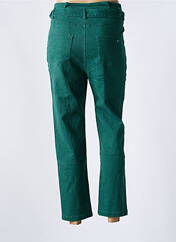 Pantalon 7/8 vert GRACE & MILA pour femme seconde vue
