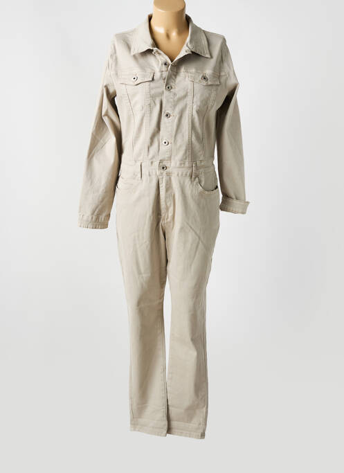 Combi-pantalon beige ONADO pour femme