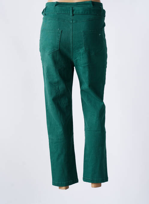 Pantalon 7/8 vert GRACE & MILA pour femme