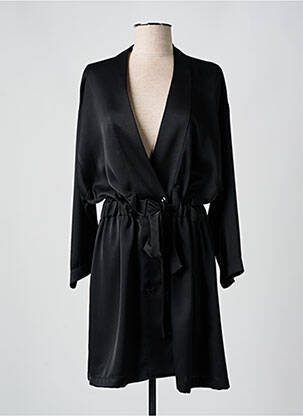 Robe courte manches 3/4 manches 3/4 noir ANNAHPA femme