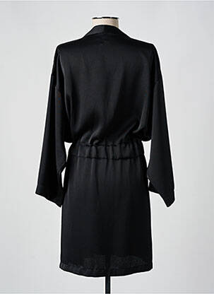 Robe courte manches 3/4 manches 3/4 noir ANNAHPA femme