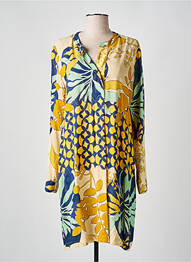 Robe de chambre col v jaune LE CHAT femme