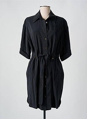 Robe courte manches courtes manches courtes noir ANNAHPA femme