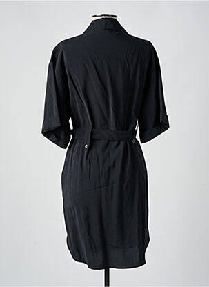 Robe courte manches courtes manches courtes noir ANNAHPA femme