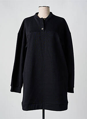 Robe courte manches longues manches longues noir ANNAHPA femme