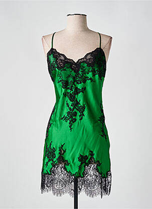 Nuisette/combinette stretch vert MARJOLAINE femme