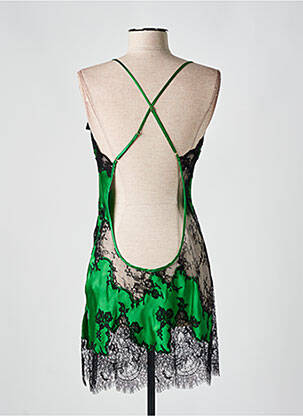 Nuisette/combinette stretch vert MARJOLAINE femme