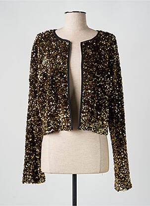 Veste chic col rond or ANNAHPA femme