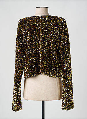 Veste chic col rond or ANNAHPA femme