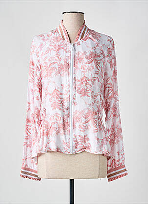 Veste casual coupe cintrée rose ANTIGEL femme
