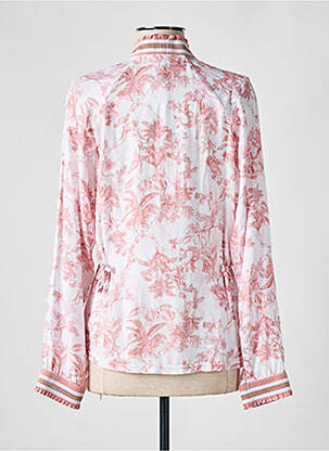 Veste casual coupe cintrée rose ANTIGEL femme