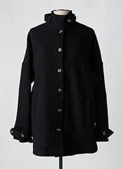 Manteau court noir ANNAHPA pour femme seconde vue
