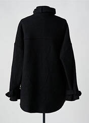 Manteau court noir ANNAHPA pour femme seconde vue