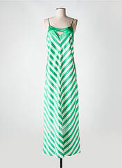 Robe longue vert MARJOLAINE pour femme seconde vue
