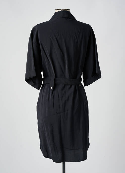 Robe courte manches courtes manches courtes noir ANNAHPA femme