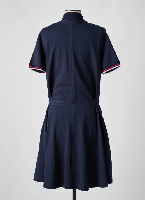 Robe mi-longue manches courtes manches courtes bleu VICOMTE ARTHUR femme
