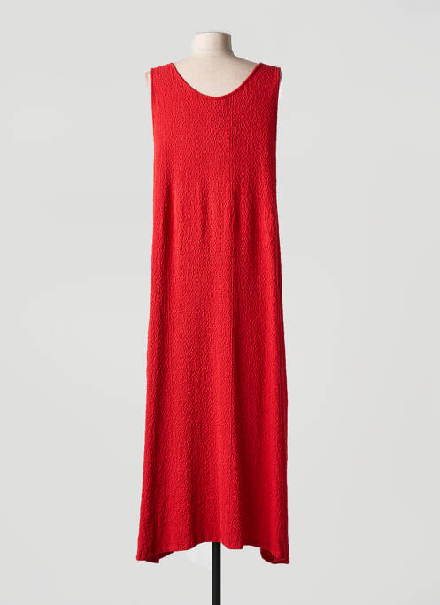 Robe longue orange ANNAHPA pour femme