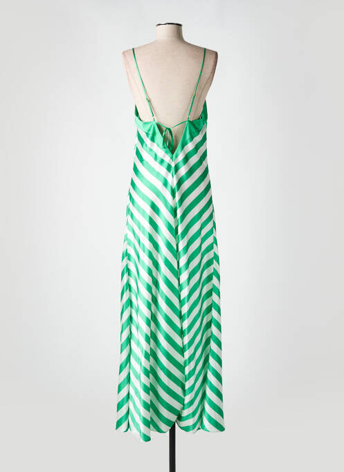 Robe longue vert MARJOLAINE pour femme