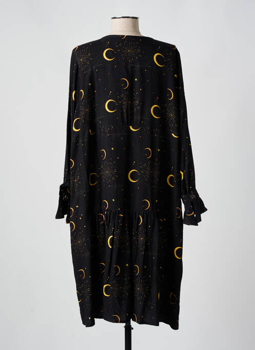 Robe mi-longue noir ANNAHPA pour femme