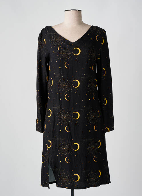 Robe mi-longue noir ANNAHPA pour femme