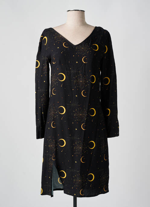 Robe mi-longue noir ANNAHPA pour femme