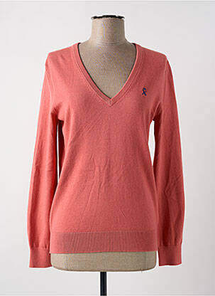Pull coupe cintrée manches longues rose VICOMTEA femme