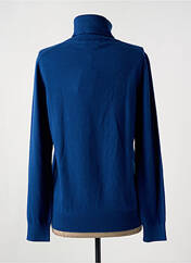 Pull col roulé bleu VICOMTEA pour femme seconde vue