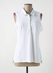 Polo blanc VICOMTEA pour femme seconde vue