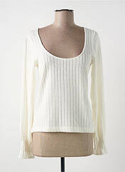 Pull blanc ANNAHPA pour femme seconde vue