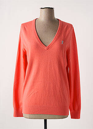 Pull orange VICOMTEA pour femme