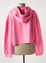 Sweat-shirt à capuche rose ANNAHPA pour femme seconde vue