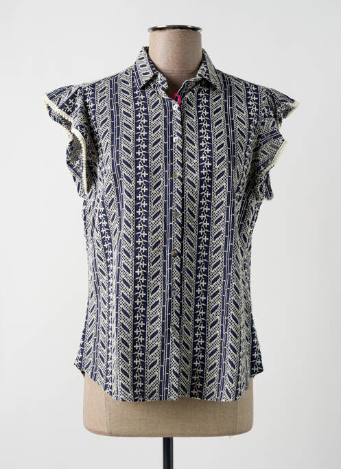 Chemisier bleu GUAPA COLLECTION pour femme