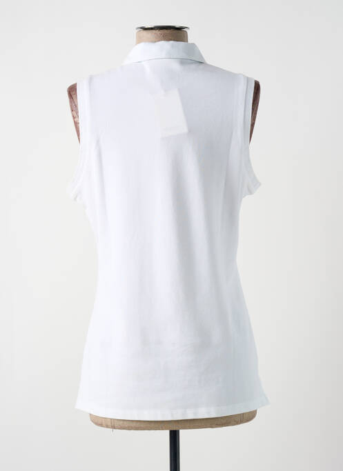 Polo blanc VICOMTEA pour femme