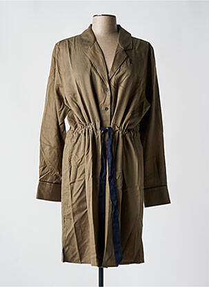 Robe mi-longue manches longues manches longues vert VICOMTE ARTHUR femme