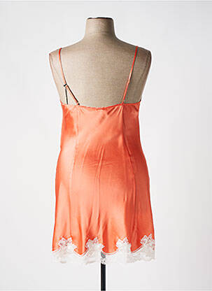 Nuisette/combinette effet matière satinée orange MARJOLAINE femme