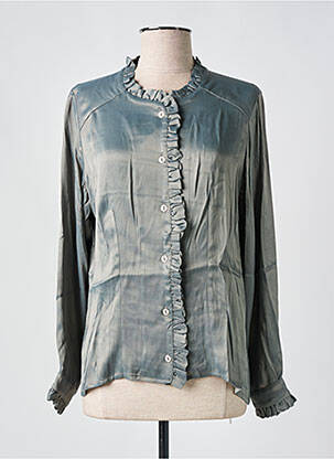 Chemisier coupe fluide manches longues gris ANNAHPA femme