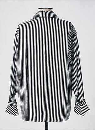 Chemisier coupe droite manches longues noir ANNAHPA femme
