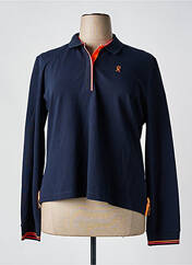 Polo bleu VICOMTE ARTHUR pour femme seconde vue