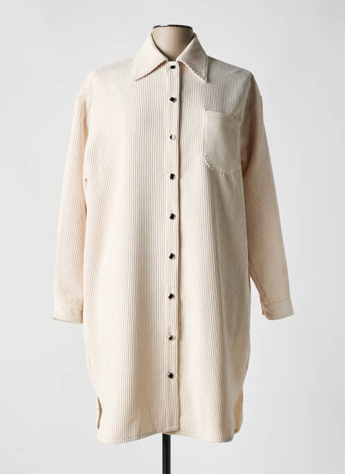 Veste casual coupe droite beige ANNAHPA femme