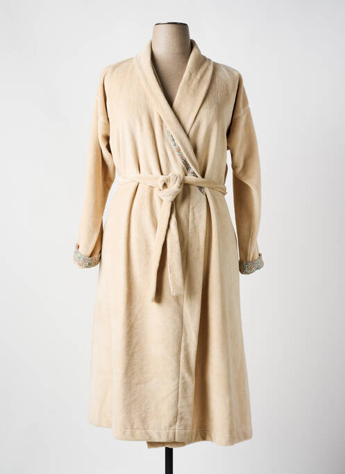 Peignoir beige LE CHAT pour femme