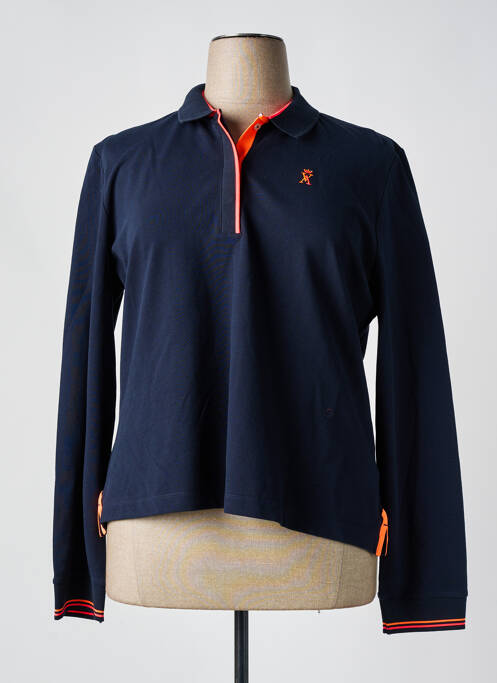 Polo bleu VICOMTE ARTHUR pour femme