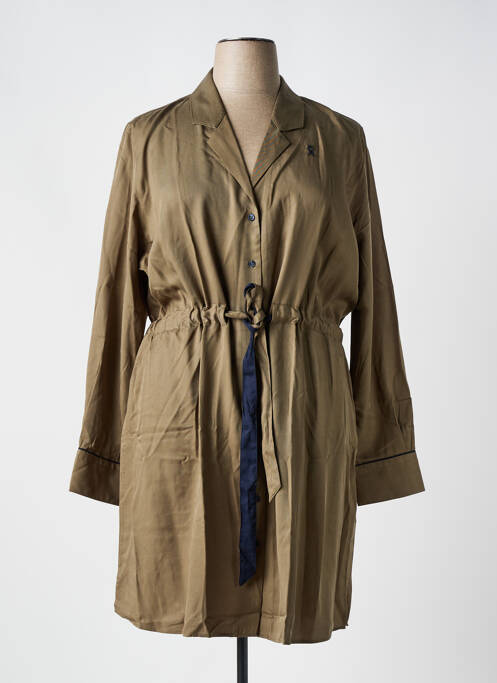 Robe mi-longue manches longues manches longues vert VICOMTE ARTHUR femme