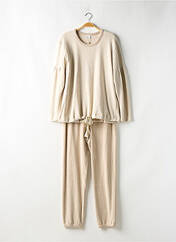 Pyjama beige LE CHAT pour femme seconde vue