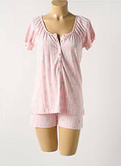 Pyjashort rose GUASCH pour femme seconde vue