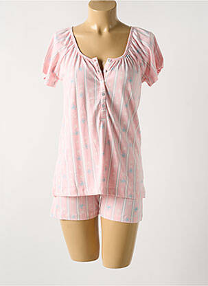 Pyjashort rose GUASCH pour femme