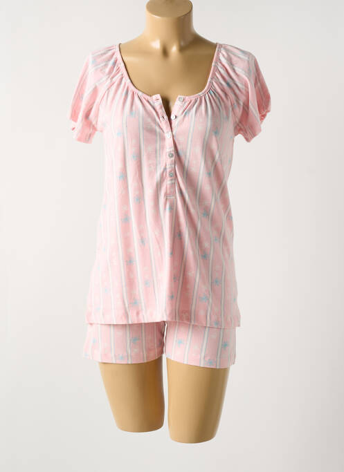 Pyjashort rose GUASCH pour femme