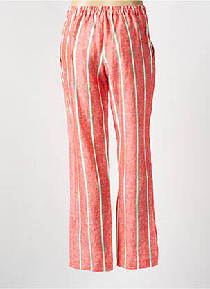 Pantalon droit taille haute taille haute rouge ANNAHPA femme