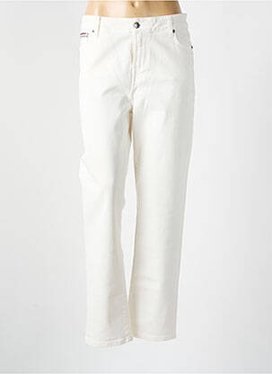 Jeans coupe slim stretch taille normale beige LA GENTLE FACTORY femme