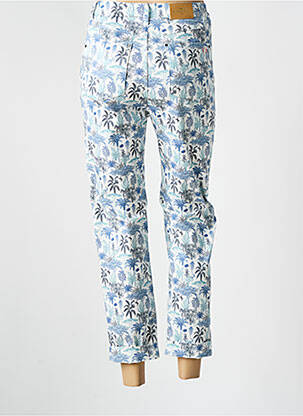 Pantalon 7/8 taille haute taille haute bleu VICOMTE ARTHUR femme